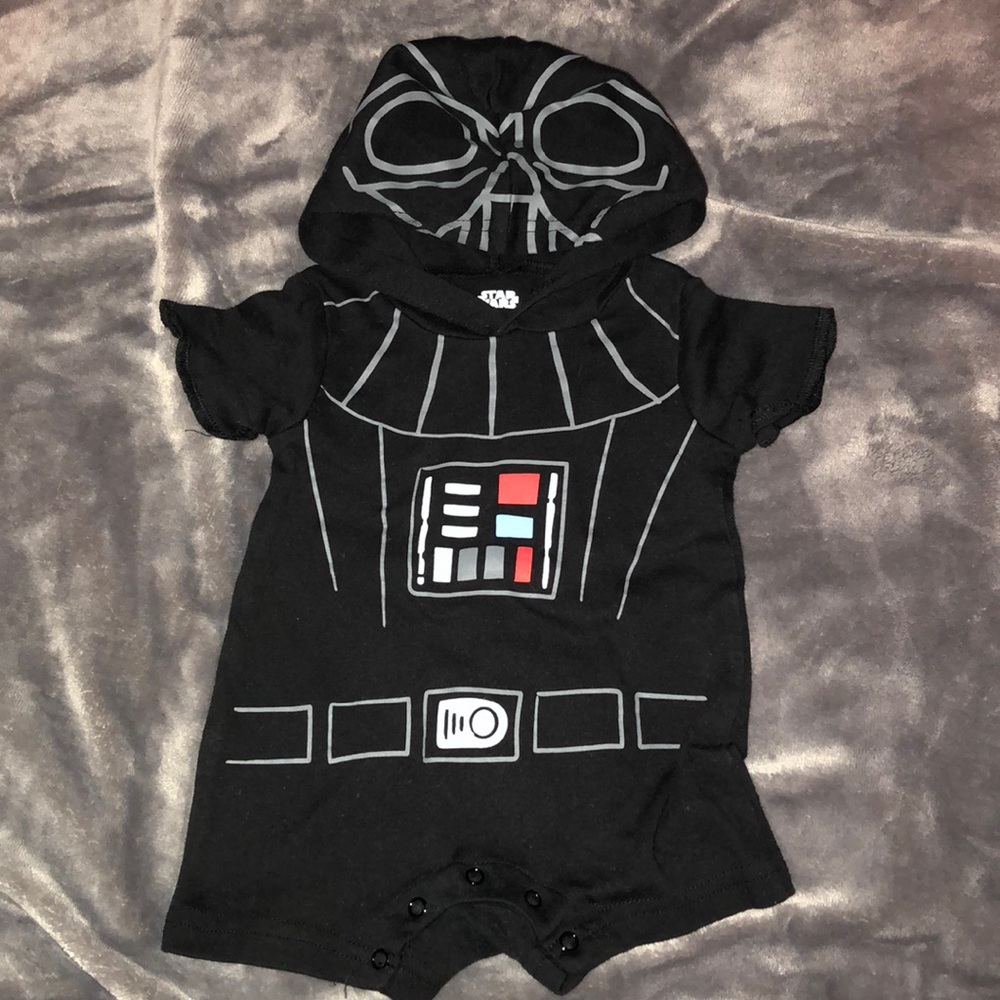 SOLD - Darth Vader hooded One-Piece